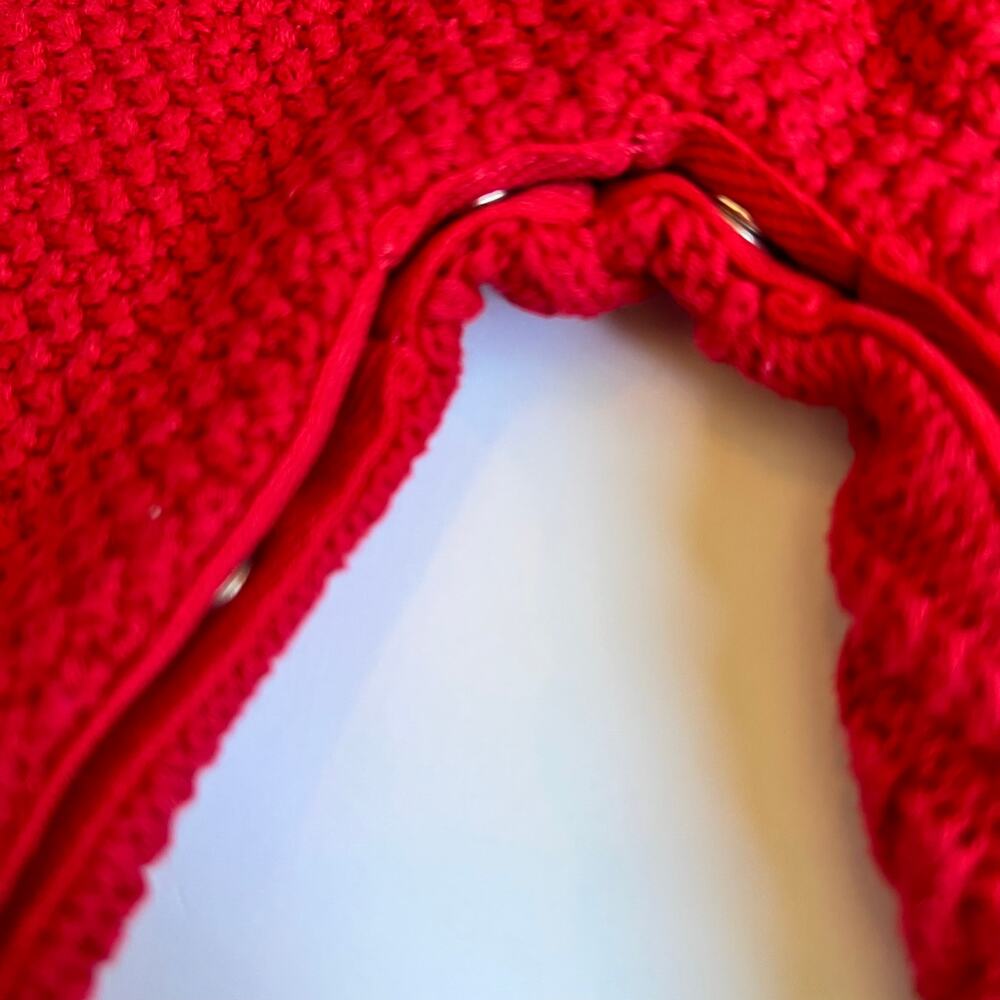 Hanna Andersson Red Baby Knit Overalls 70cm - Picture 8 of 11